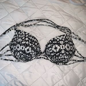 Black and white bikini